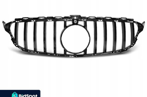 Atrapa Grill Kratka Czarna Black Panamericana Mercedes C klasa 205 Lift Lci