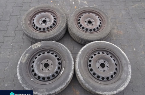 KOMPLET FELG STALOWYCH 15" SKODA OCTAVIA II