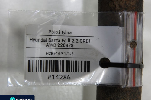 PÓŁOŚ TYŁ TYLNA AUTOMAT AWD SANTA FE II 2.2 CRDI