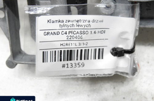 KLAMKA LEWY TYŁ CITROEN C4 GRAND PICASSO