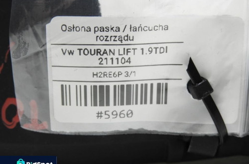 OSŁONA OBUDOWA ROZRZĄDU VW TOURAN I 1.9 TDI