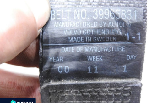 PAS BEZPIECZEŃSTWA LEWY TYŁ VOLVO S80 2.4