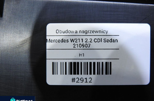 NAGRZEWNICA KLIMA MERCEDES W211 2.2 CDI