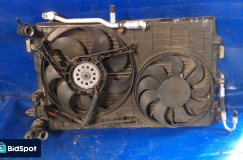 VW POLO IV 9N 1.2 CHŁODNICA WODY KLIMY WENTYLATORY