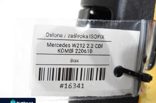 LISTWA OSŁONA ISOFIX KANAPY TYŁ W212 KOMBI