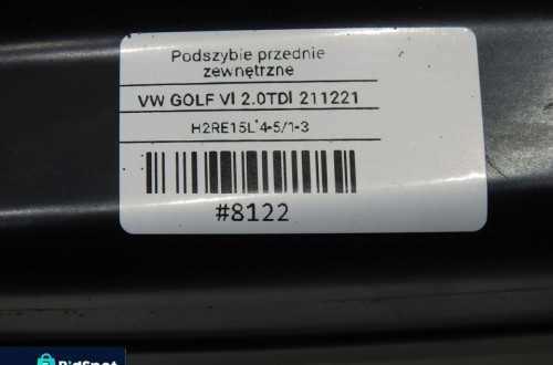 PODSZYBIE GÓRNE VW GOLF VI