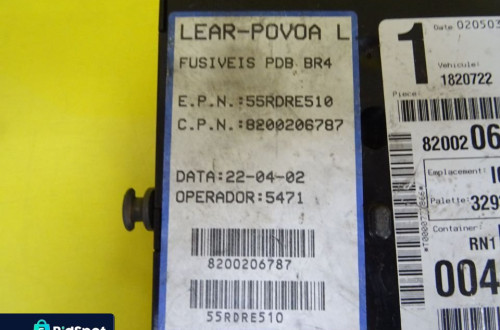 SKRZYNKA MODUŁ STEROWNIK BSI RENAULT LAGUNA II 8200206787 NR85