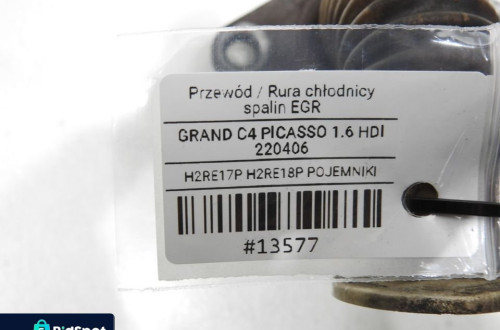 RURA RURKA EGR CITROEN C4 GRAND PICASSO 2.0 HDI