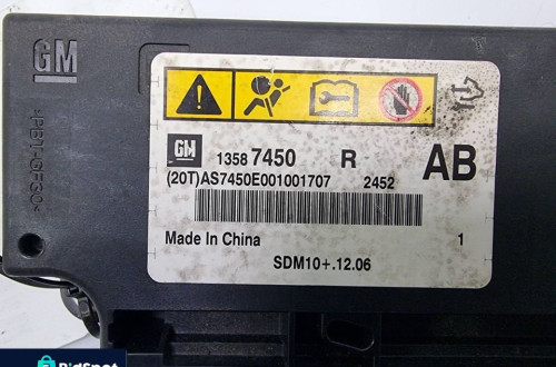 SENSOR AIRBAG CHEVROLET CRUZE 13587450