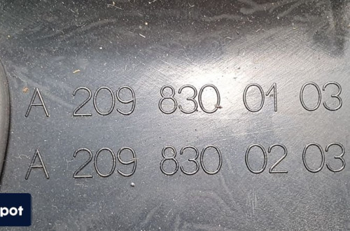 TUNEL POWIETRZA KRATEK NAWIEWU MERCEDES W209