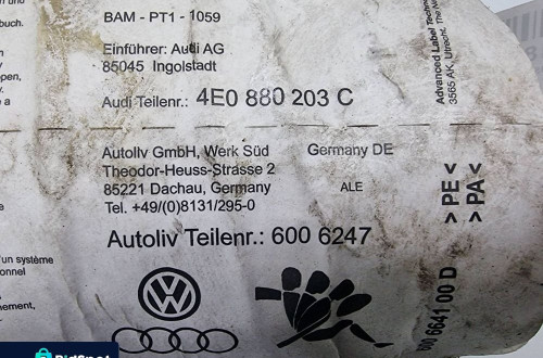 PODUSZKA AIRBAG AUDI A8 D3 4E0880203C
