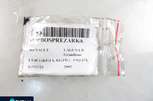 TURBOSPRĘŻARKA RENAULT LAGUNA II 1.9 dCi  8200381645