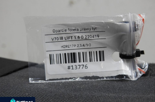 OPARCIE KANAPY PRAWY TYŁ VOLVO V70 III