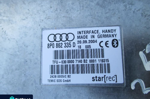 MODUŁ TELEFONU bluetooth audi A3 A4 8P0862335D
