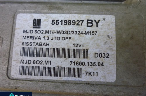 Sterownik OPEL MERIVA 1,3JTD MJD602.M1 55198927Y