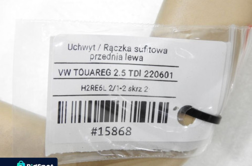 RĄCZKA UCHWYT PODSUFITKI LEWY PRZÓD VW TOUAREG I