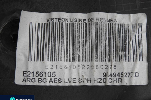 TAPICERKA DRZWI LEWY TYŁ PEUGEOT 407 SW 96494527ZD