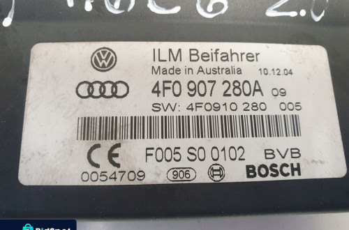 Audi A6 C6 2.0 TDI STEROWNIK MOCY Moduł 4F0907280A