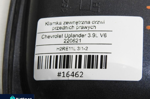 KLAMKA DRZWI PRAWY PRZÓD CHEVROLET UPLANDER