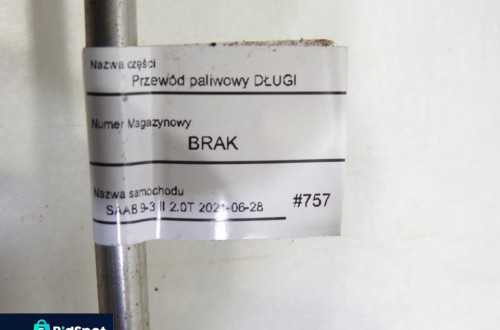 PRZEWÓD PALIWA SAAB 9-3 II 2.0 T