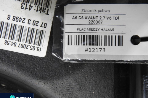 ZBIORNIK BAK PALIWA RURA WLEW A6 C6 2.7 V6 TDI