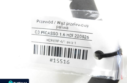 PRZEWÓD PRZELEWOWY PALIWA C3 PICASSO 1.6 HDI