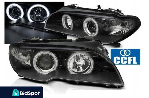 Reflektory Lampy Diody Soczewka Clear Black Bmw 3 E46 Lift Coupe 2003-2006