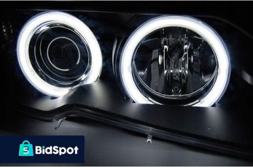Reflektory Lampy Diody Soczewka Clear Black Bmw 3 E46 Lift Coupe 2003-2006