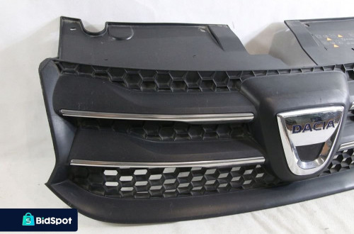 Atrapa Grill Kratka Chrom Logo Dacia Logan Sandero 2 II 2012-16 przed lift