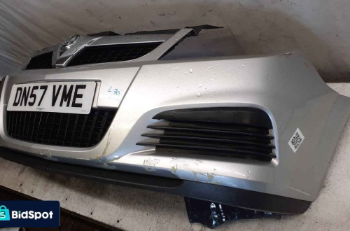 ) ZDERZAK PRZÓD PRZEDNI OPEL VECTRA C LIFT FL Z157 SREBRNY