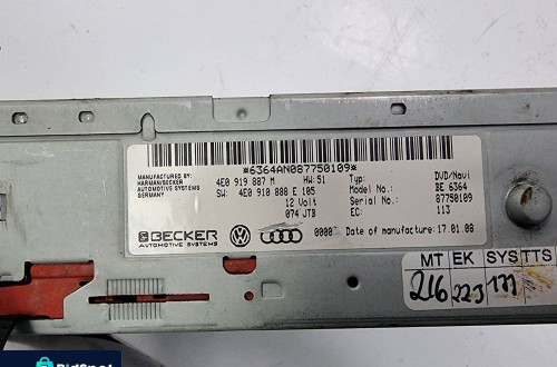 CZYTNIK NAWIGACJI AUDI A8 D3 II LIFT 4E0919887M