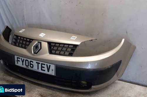 ) ZDERZAK PRZÓD PRZEDNI DO RENAULT SCENIC MK2 II 2 TED11 ZŁOTY HALOGENY