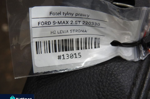 FOTEL PRAWY TYŁ II RZĄD FORD S-MAX MK1
