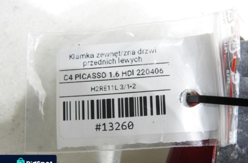 KLAMKA ZEWNĘTRZNA LEWY PRZÓD C4 GRAND PICASSO