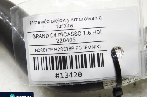 PRZEWÓD OLEJU TURBINY C4 GRAND PICASSO 2.0 HDI
