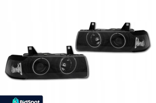 Reflektor Lampa kpl Black Czarne Tuning Bmw 3 e36