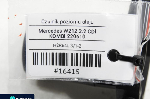 CZUJNIK POZIOMU OLEJU MERCEDES W212 2.2 CDI