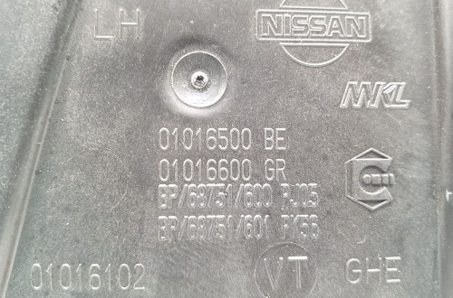 KRATKA NAWIEWU LEWA NISSAN MICRA K12 68751AX600