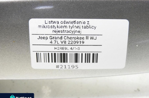 BLENDA MIKROSTYK KLAPY JEEP GRAND CHEROKEE WJ
