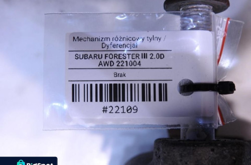 MOST DYFER SUBARU FORESTER III 2.0 D