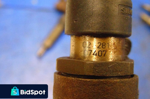 WTRYSKIWACZ DIESEL KOMPLET 4SZT PEUGEOT 307 II 2.0HDI 9636819380