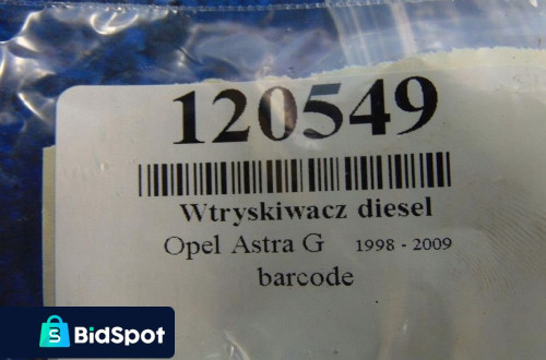 WTRYSKIWACZ DIESEL KOMPLET 4SZT OPEL ASTRA G 1.7CDTI 0445110118