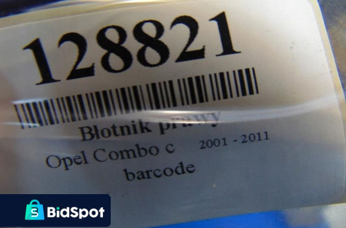 OPEL COMBO C BŁOTNIK PRAWY