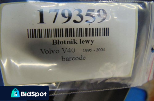 VOLVO V40 I BŁOTNIK LEWY LAKIER NIE WIADOMY