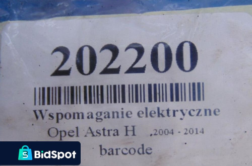 OPEL ASTRA H POMPA WSPOMAGANIA ELEKTRO PL1257164