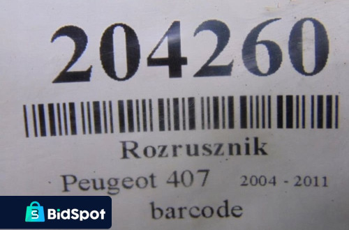 PEUGEOT 407 2.0HDI ROZRUSZNIK 9655507680