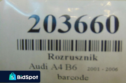 AUDI A4 B6 ROZRUSZNIK 1.9TD