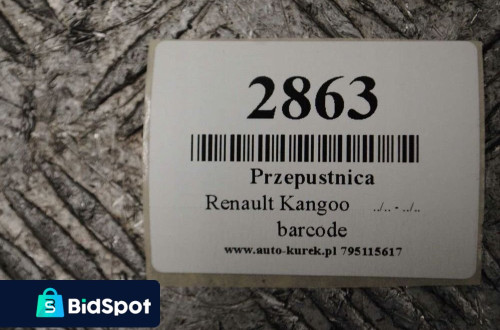 RENAULT KANGOO 1.5DCI PRZEPUSTNICA 8200302798