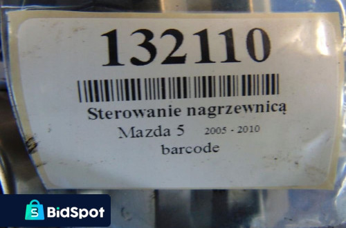 MAZDA 5 PANEL NAWIEWU K1900CD98