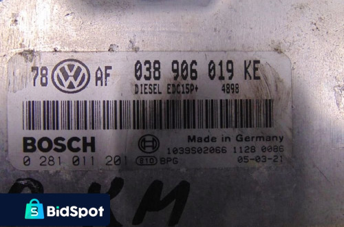 SKODA SUPERB 1.9 TDI KOMPUTER SILNIKA 0281011201